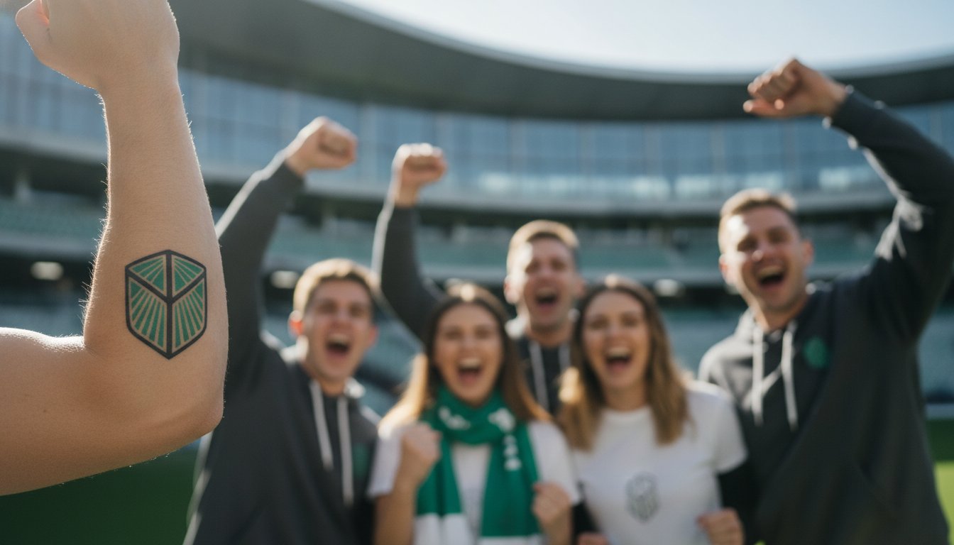 Egyedi tetoválás sporteseményre: Vásárlási útmutató szurkolóknak és csapatoknak 2026-ban